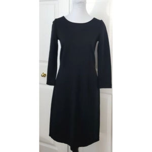 Gap Women's Lil Black Pencil Dress Stretch 3/4 Sleeve Career Workwear Sz 8 EUC